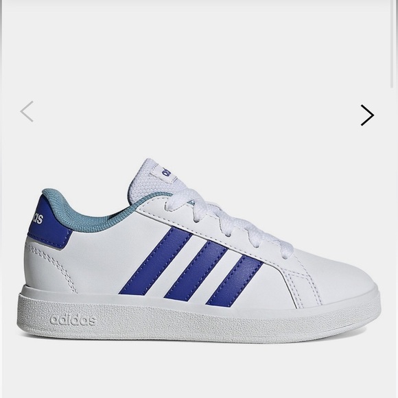NWT Adidas Kids Grandcourt 2.0 Sneakers Size 3 - Picture 1 of 8